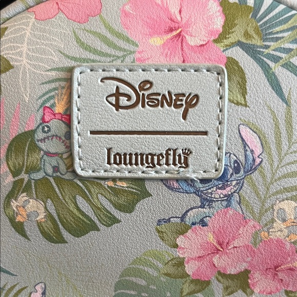 Disney Loungefly Stitch Floral Backpack - Picture 5 of 7
